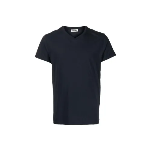 JIL SANDER Мужские черные T-рубашки