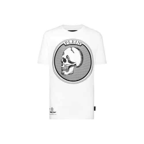 PHILIPP PLEIN Белая Мужская T-Рубашка