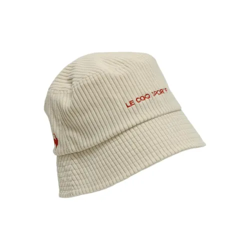 Le Coq Sportif Вельвет Cotton Bucket Hats Унисекс Белый