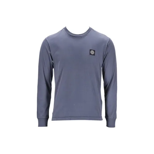 STONE ISLAND Серый Мужской T-Рубашки
