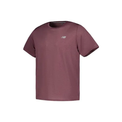 New Balance Athletics AMPLIFIED T Рубашка Мужская Фуксия