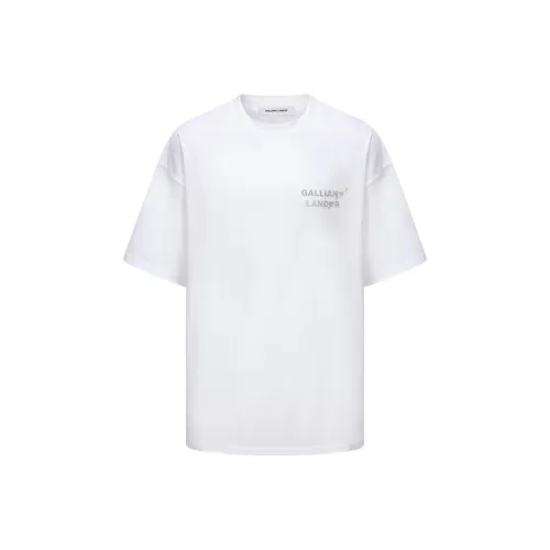 GALLIANO LANDOR T-Shirt Унисекс Белый