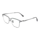 Прозрачно-серый | Металлический-C02 & Защита от синего света, 0 диоптрий, линзы