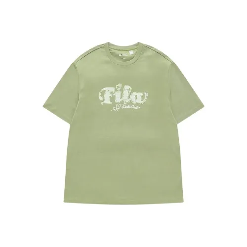 FILA FUSION T-Shirt Унисекс Кремовый Фрукт Зеленый