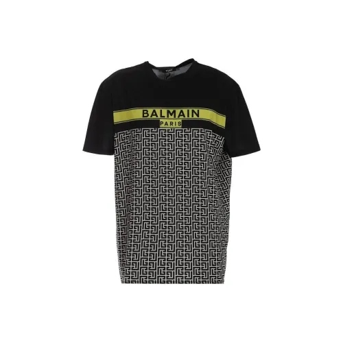 BALMAIN SS23 T-Shirt Мужской Черный