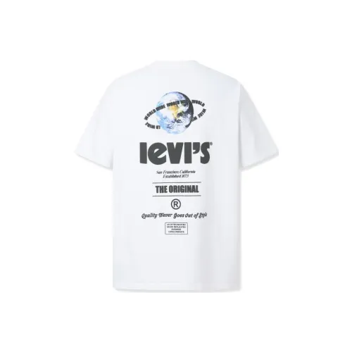Levis Белые Мужские T-рубашки