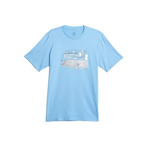 Adidas Originals HENRY JONES NORA T Рубашка Мужская Синяя