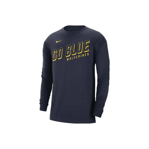 Nike Морской Синий Мужская Футболка