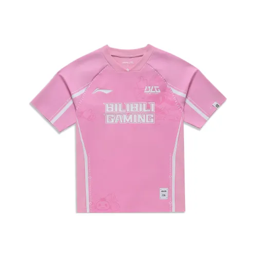 LINING T Рубашка Унисекс Персиковый Wood Розовый