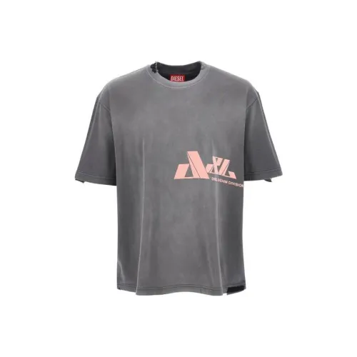 DIESEL Серый Мужской T-Рубашки