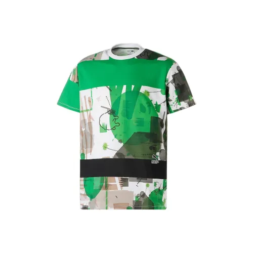 PUMA AOP T-Shirt Унисекс Многоцветный