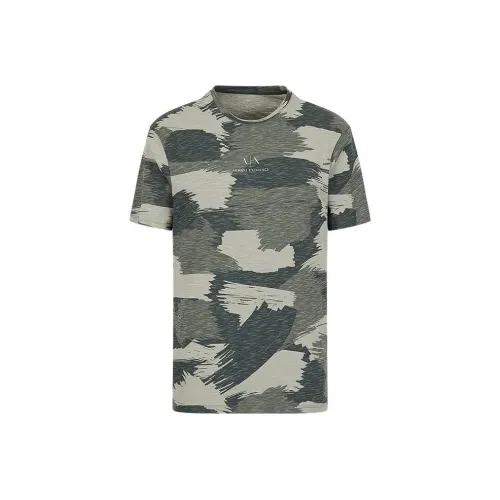 ARMANI EXCHANGE Зеленые Мужские T-рубашки