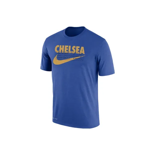 Nike Blue Men's T-Shirts Найк Синий Мужские Футболки