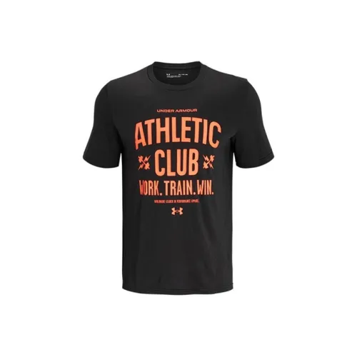 Under Armour T-Shirt Мужской Черный