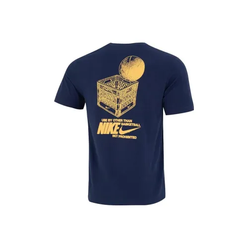 Nike Темно-синие мужские футболки T-Shirt