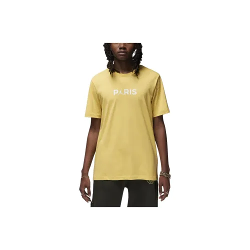 Jordan X Psg SS24 T Рубашка Мужская Желтая