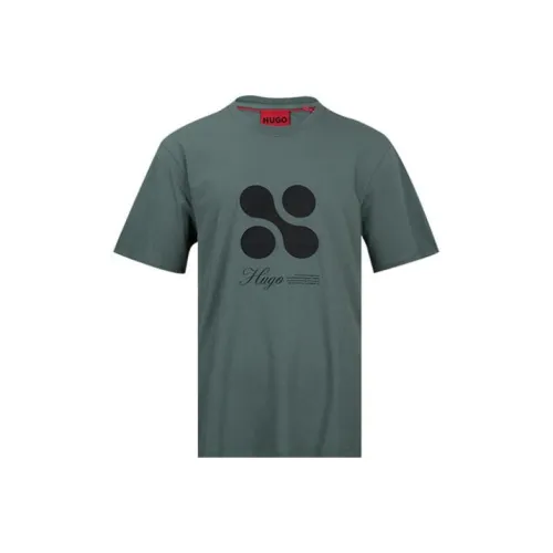 Hugo Boss Зеленые Мужские T-рубашки