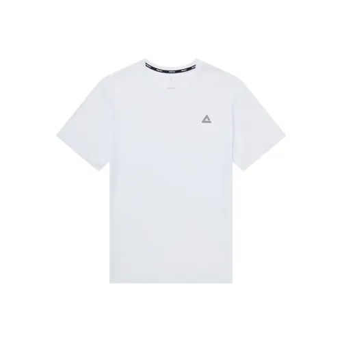 PEAK Бег Т-Рубашка Мужская Все Белое