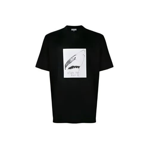 Lanvin Мужские черные рубашки T