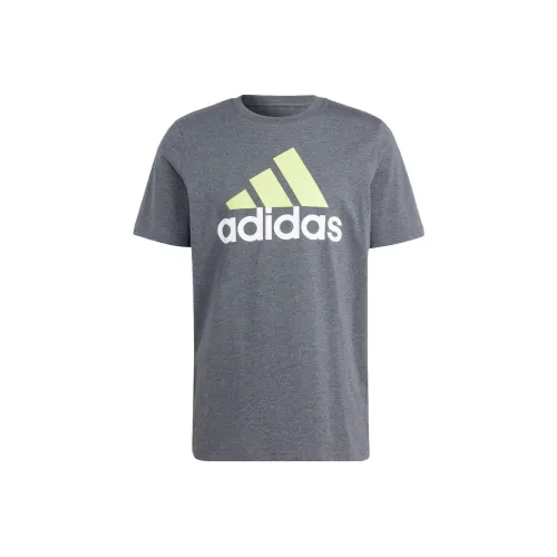 Adidas Essential Комплект с короткими рукавами T-рубашка мужская серая