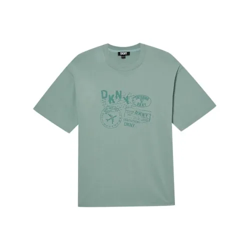 DKNY Оливково-зеленые Мужские T-рубашки