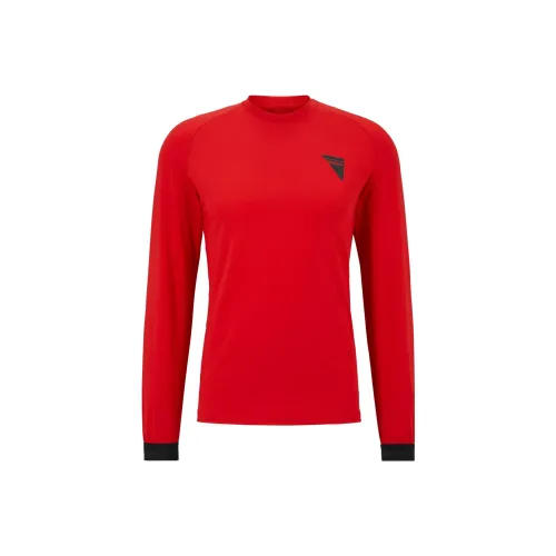 Hugo Boss Red Men's T-Shirts Hugo Boss Красные Мужские Футболки