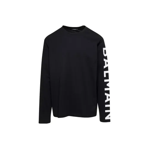BALMAIN Мужские черные T-рубашки