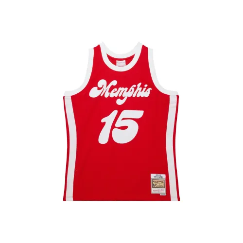 Mitchell Ness Red Men's T-Shirts Mitchell Ness Красные Мужские Футболки