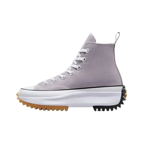 Converse Run Star Hike Платформа Высокий Топ Кеды Женские Светло-фиолетовый