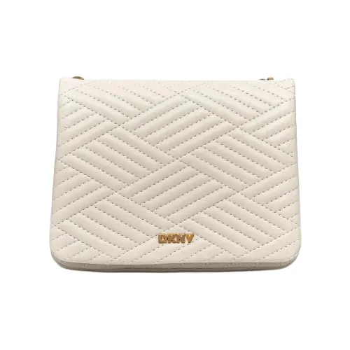 DKNY Телячья кожа Сумка через плечо Сумка на плечо Женская Бежевая