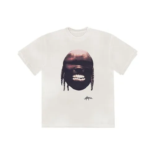 Travis Scott T-Shirt Унисекс Белый