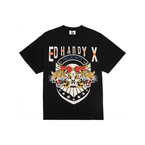ED HARDY X Черная унисекс футболка