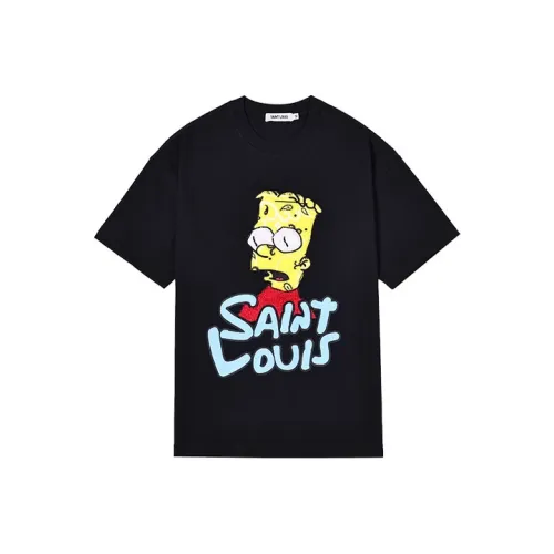 SSSAINT LOUIS Черные Мужские T-Рубашки