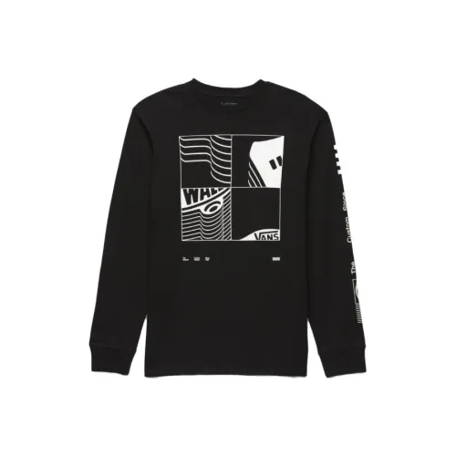 VANS Transfixed Long Sleeve Черная Унисекс Футболка