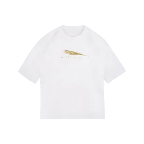 Cheng Jin Yi Bureau Рукав с спущенным плечом T-рубашка Унисекс Белый