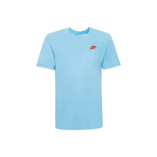 NIKE Небесно-голубой Унисекс Футболка