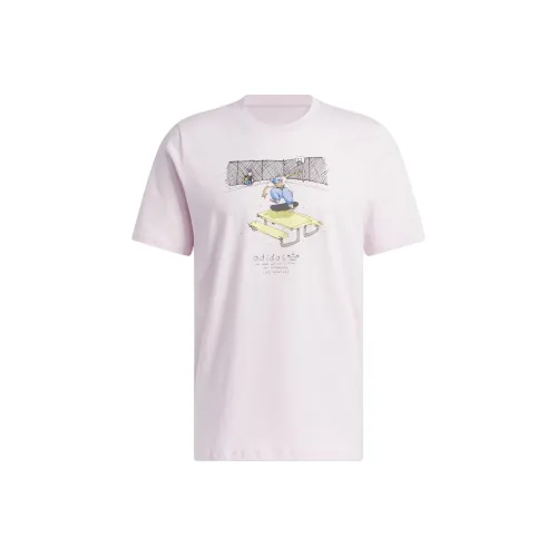 Adidas Originals T-Shirt Мужской Розовый