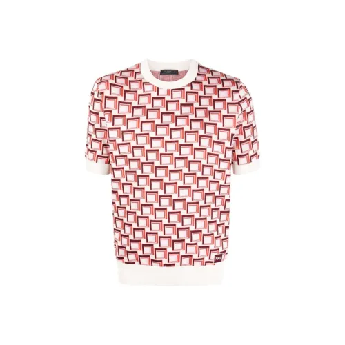 PRADA Розовые Мужские T-рубашки