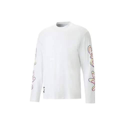 PUMA NJR Белый Мужской T-Рубашка