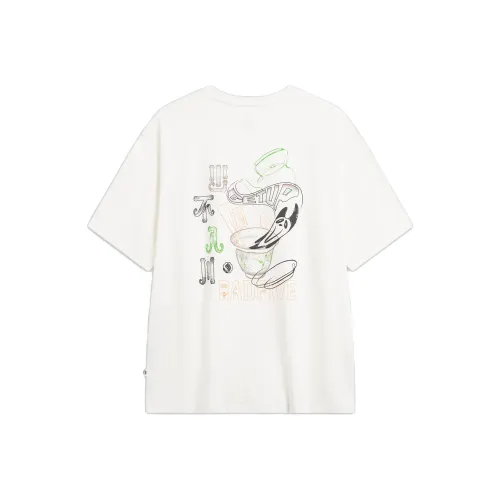 LINING Сливочный Унисекс T Рубашки