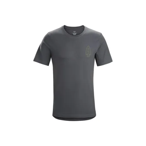 Arcteryx Arro T Рубашка Мужская Серого цвета