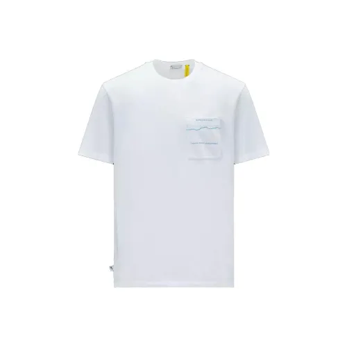 Moncler Белая Унисекс Футболка