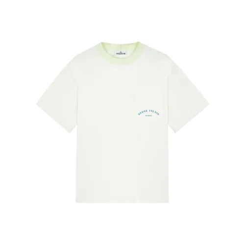 Stone Island STONE ISLAND SS23 Marina Светло-зеленый Мужской T-рубашки
