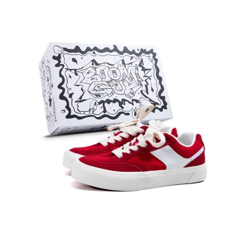 BOOM GUY POW Взрывной Энергия 100% Устойчивый к истиранию Легкий Низкий Топ Кроссовки для скейтбординга Женские Красный