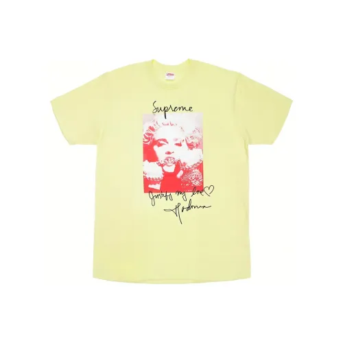 Supreme Желтая Унисекс Футболка