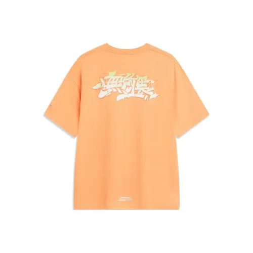 LINING Скейтборд Сладкий апельсиновый Pie Унисекс Футболка