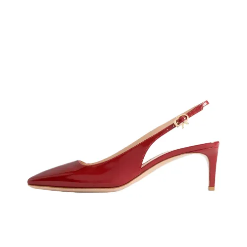 GIANVITO ROSSI NUIT Узкий каблук Высокие каблуки 5,5 см Женские Красный