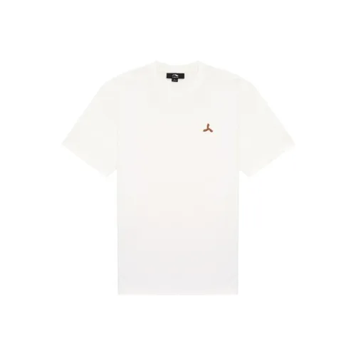 LI NING 1990 T Рубашка Мужская Айвори