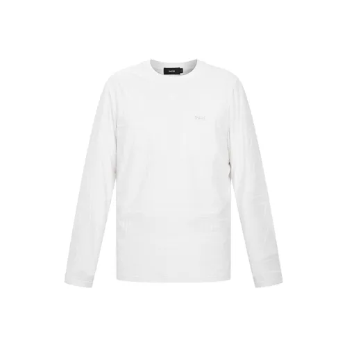 RARE Длинный рукав Т-рубашка Мужская Белая