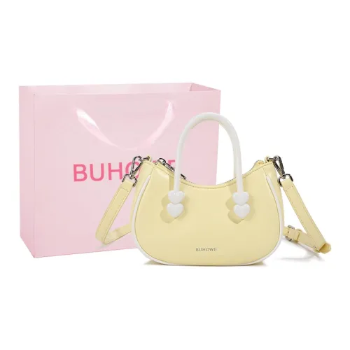 BUHOWE Полиуретан Сумка Стандартная Женская Желтая